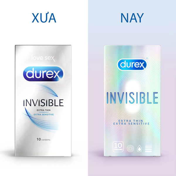Bao cao su Durex Invisible